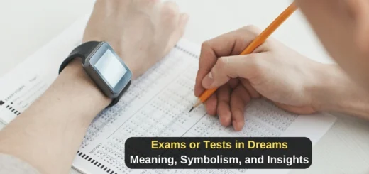 Exams or Tests in Dreams