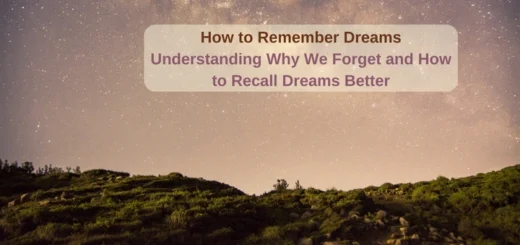 How to Remember Dreams