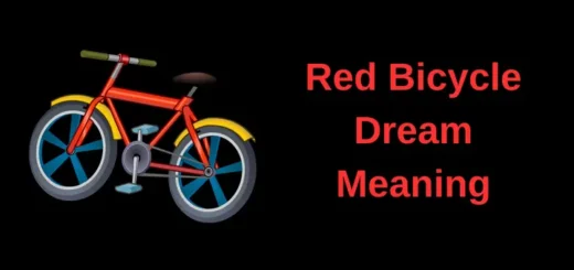 red bicycle dream meaning