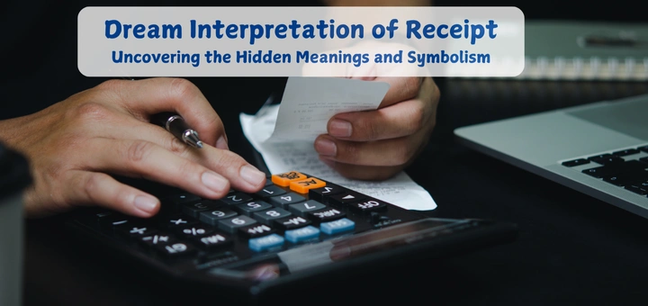 Dream Interpretation of Receipt