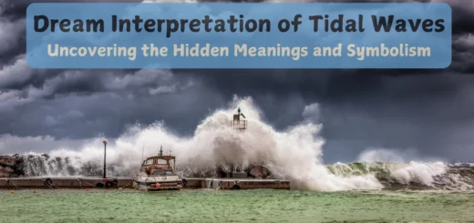 Dream Interpretation of Tidal Waves